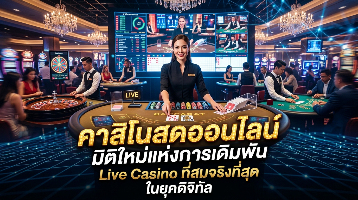 คาสิโนสดออนไลน์-มิติใหม่แห่งการเดิมพัน